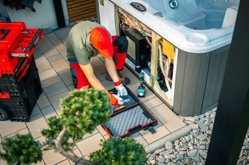 Positioning and Securing Hot Tubs